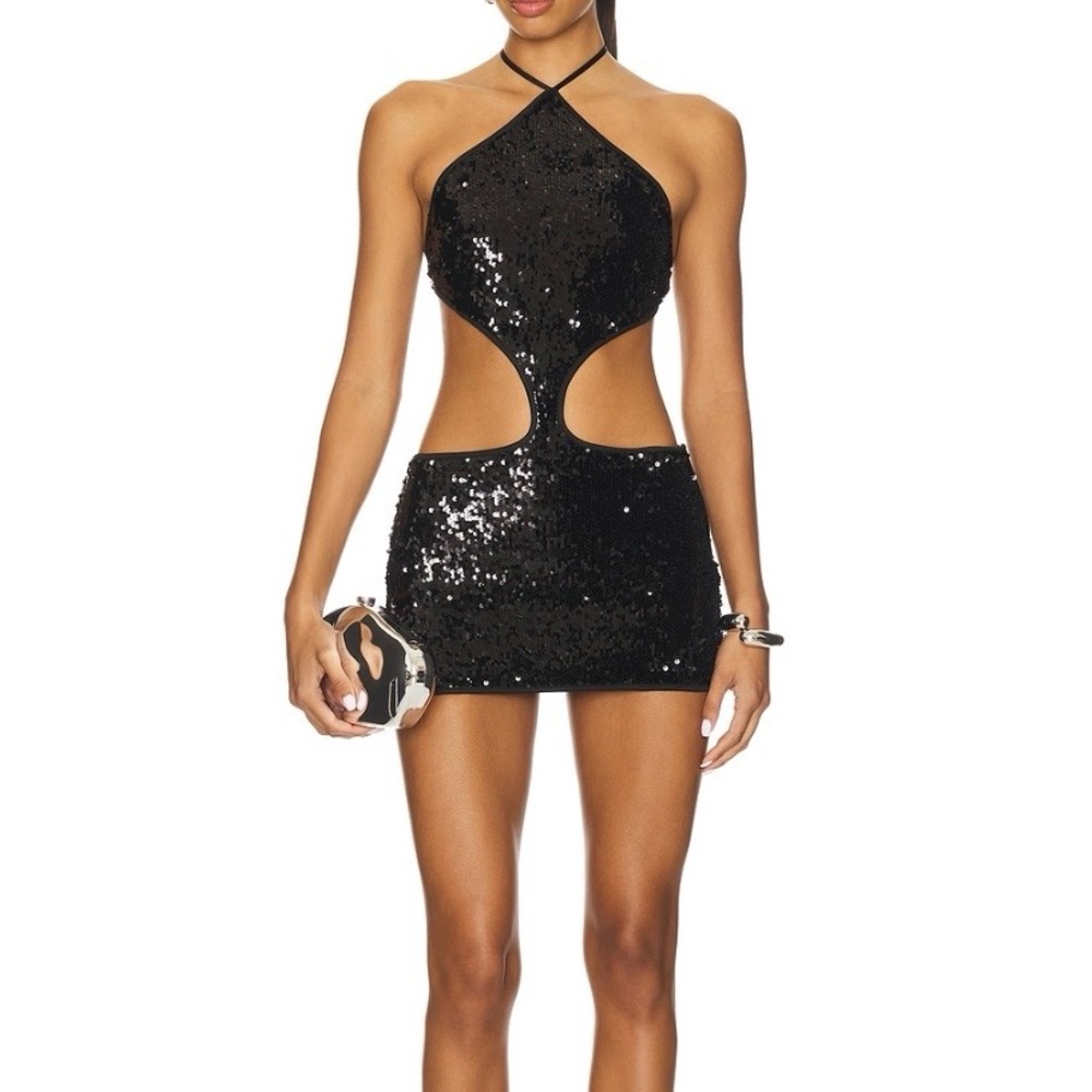 I.AM.GIA Black Sequin Dress